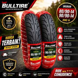ban metic tubeless ukuran 80/90 14 dan 90/90 ring 14 cocok untuk motor beat vario mio genio fino xeon