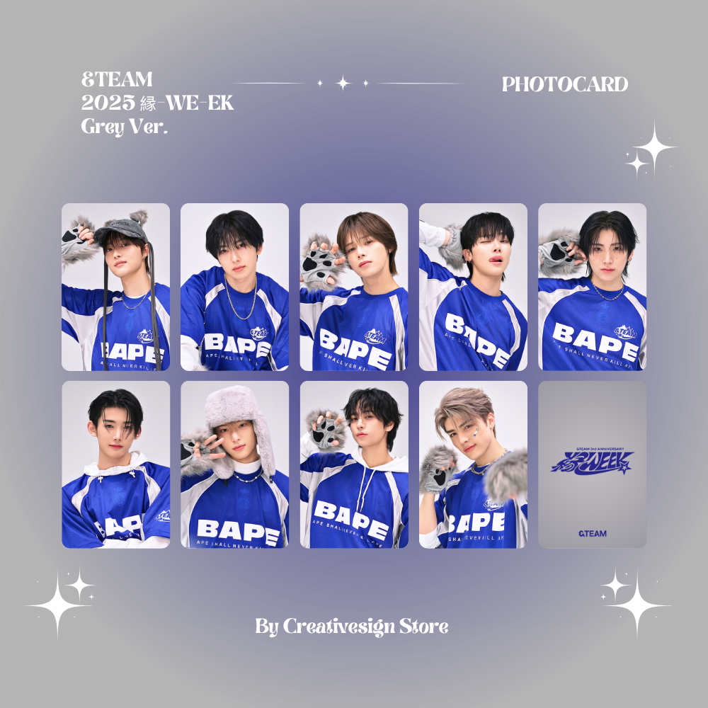 (CONTENTS 9) โฟโต้การ์ดระดับพรีเมียม | &TEAM 2025 WEEK PHOTOCARD