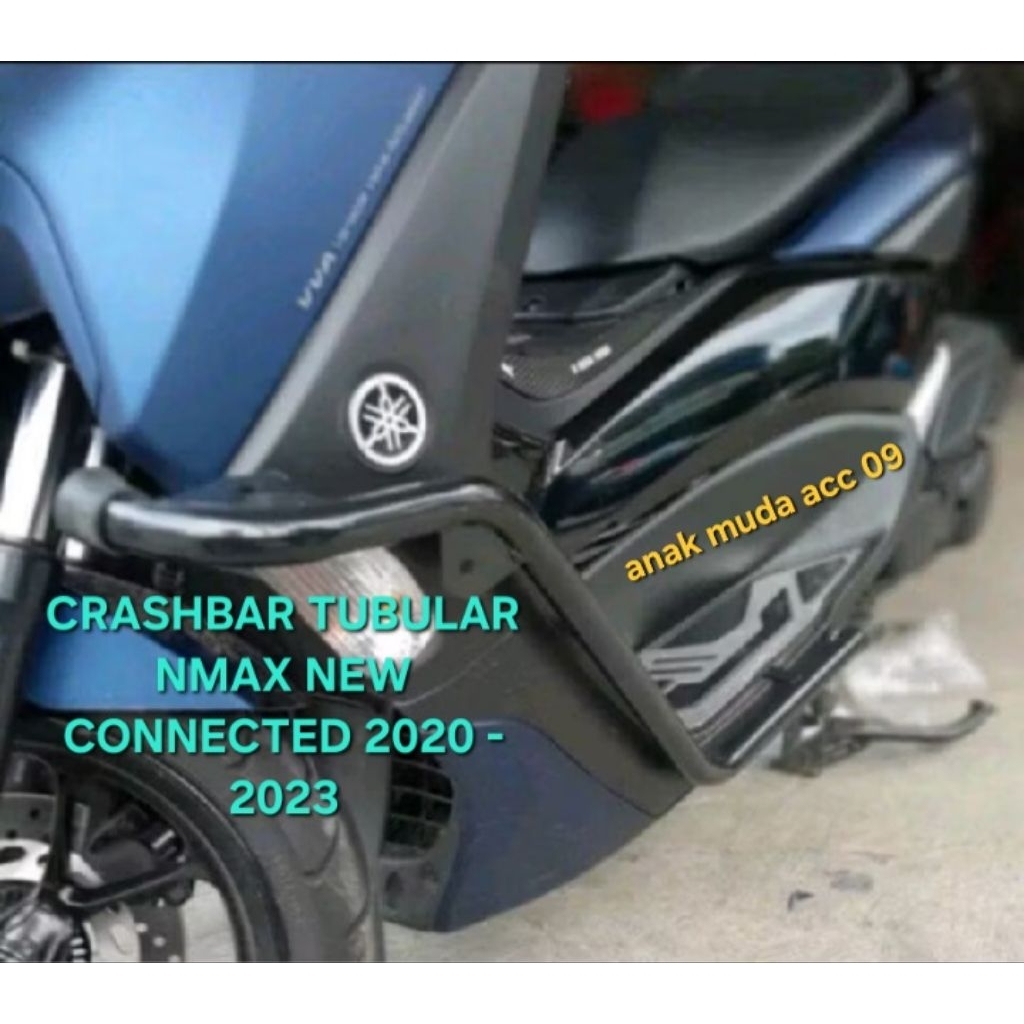 Crashbar Tubular Nmax ใหม่เชื่อมต่อ Nmax Neo s Turbo Nmax Techmax Tubular + Spotlight Mount D2 Leser