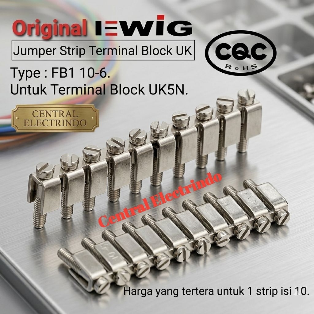 บล็อกเทอร์มินอลจัมเปอร์ UK2.5N & UK5N EWIG Type FB1 10-6.