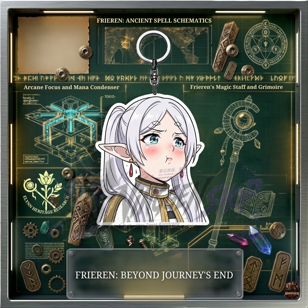 GANTUNGAN Sousou no Frieren Keychain – Frieren - พวงกุญแจ/HP - พวงกุญแจอะคริลิค