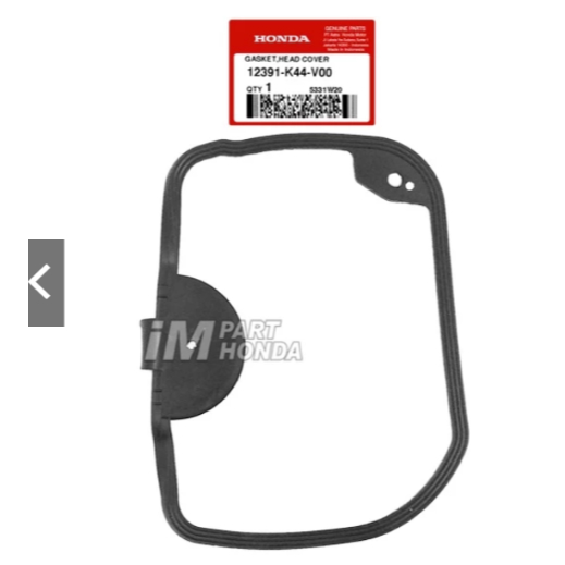12391-K44-V00 ฝาครอบหัวปะเก็น Honda BeAT eSP Vario 110 eSP Vario 110 FI Scoopy eSP