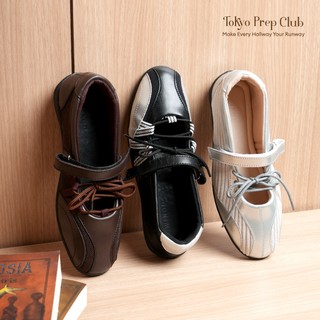 WINOD - Maia Sepatu Balerina Sneakers Wanita Retro Casual Ringan dan Nyaman