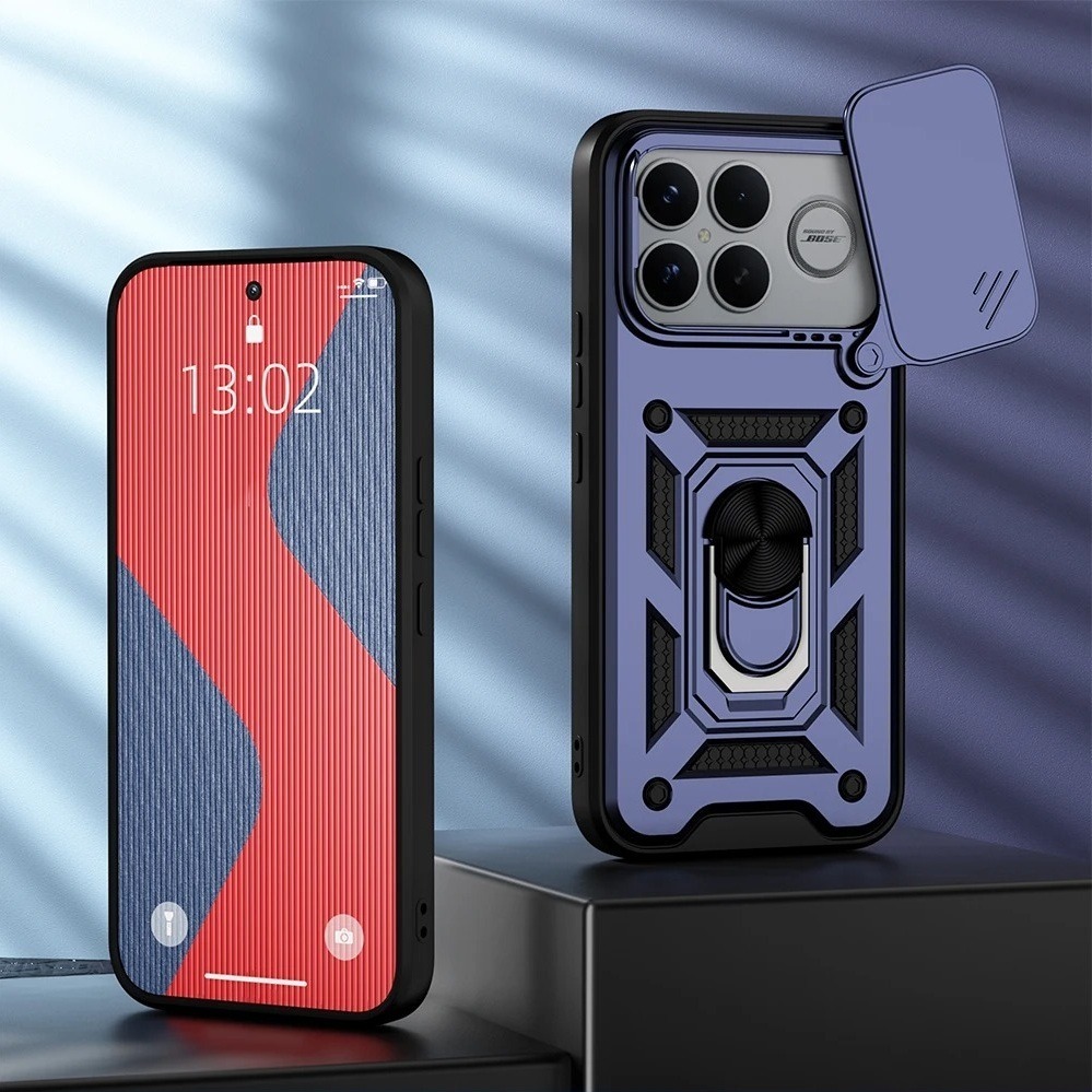 เคส ELLASTUFF Poco F8 Pro - F8 Ultra 5G SLIDE ARMOR อุปกรณ์เสริม HP / ตัวป้องกัน HP / Poco F8 Pro Ca