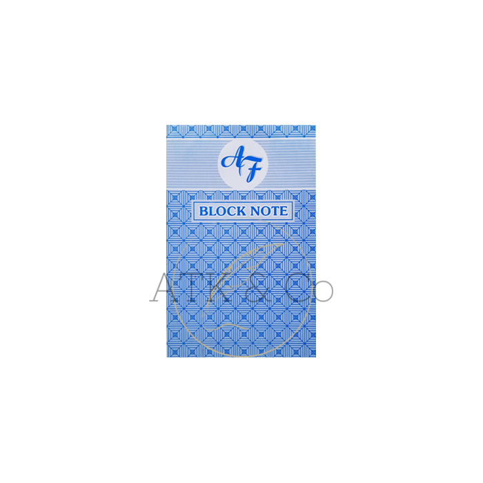 Block Note A6 AF Line - Writing Pad Meeting Event Writing Book