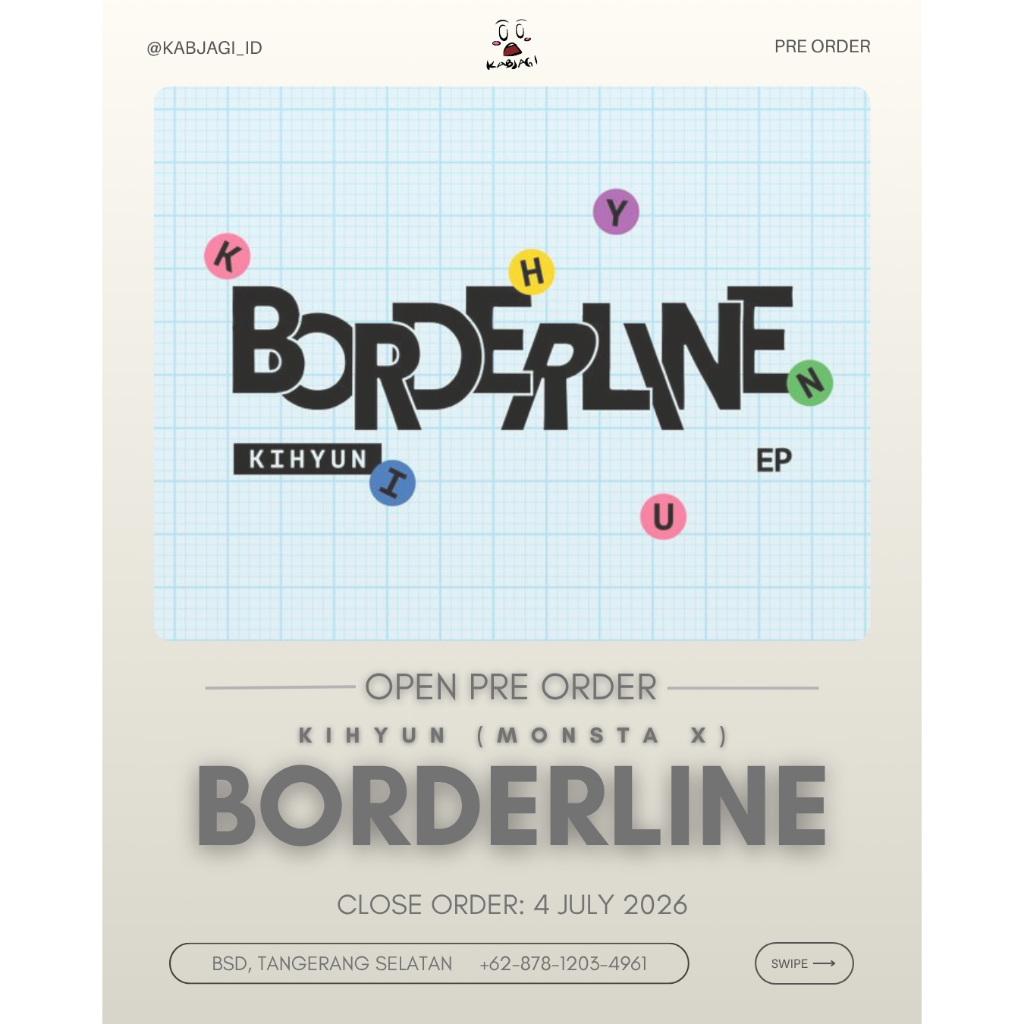 [หนังสือ] KIHYUN (MONSTA X) - BORDERLINE