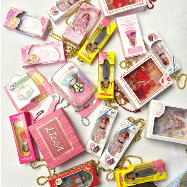 พวงกุญแจ Licca Trinkets ญี่ปุ่นน่ารักต้นฉบับ