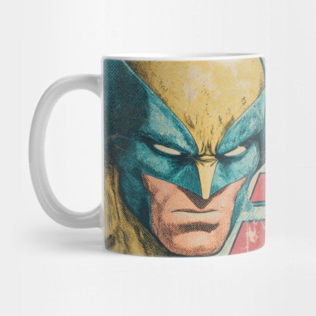 Wolverine Vintage โปสเตอร์ญี่ปุ่น - แก้วกาแฟ Xmen 97