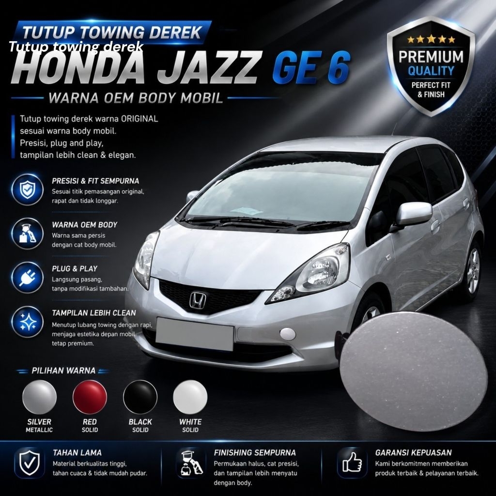 ฝาครอบตัดหญ้าด้านหน้าและด้านหลังสําหรับ Honda Jazz Fit RS Ge3 Ge6 Ge8