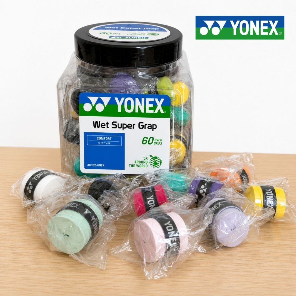 Yonex Wet Super Grap AC102-60EX ไม้แบดมินตันด้ามจับยาง