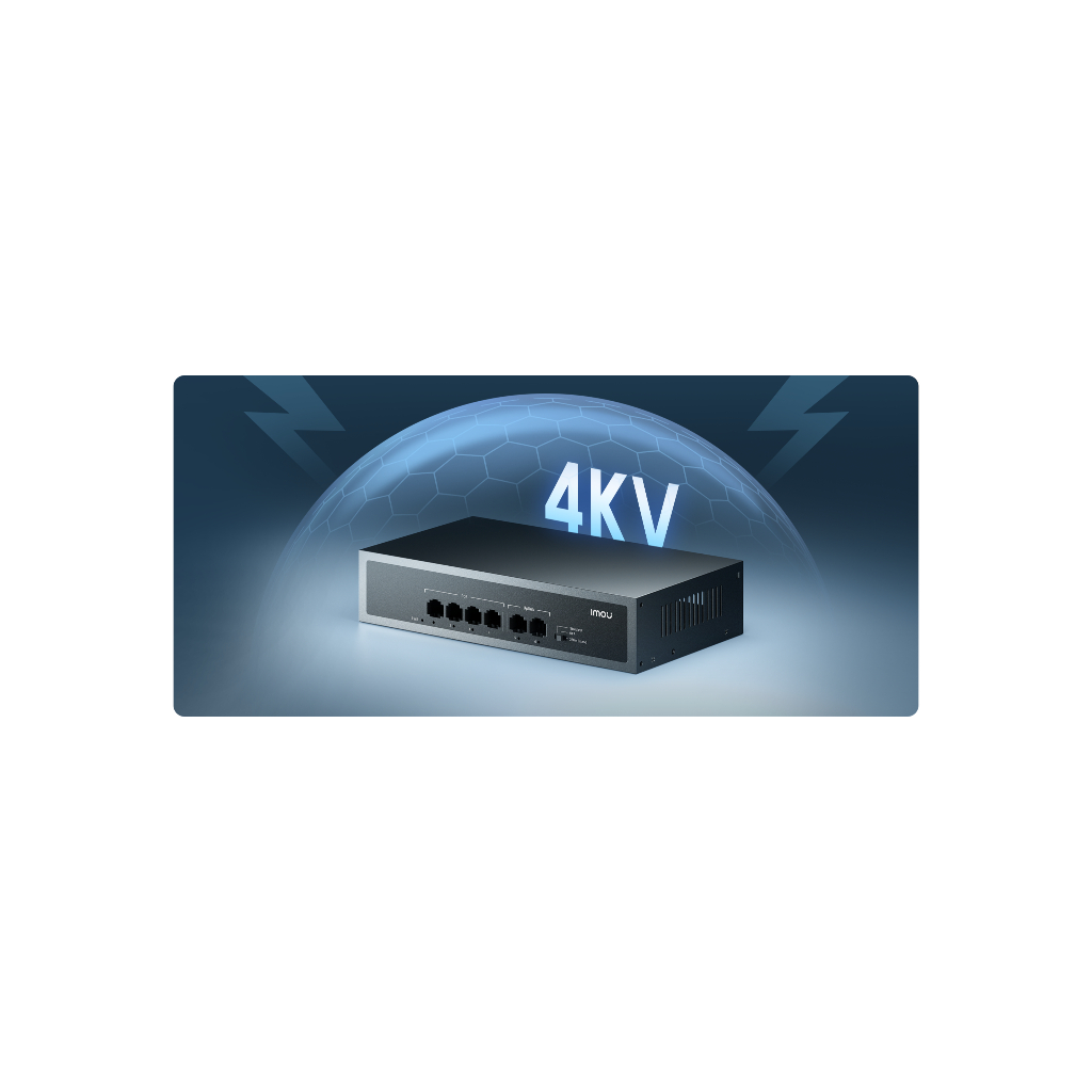 Imou SF106P / SF110P Switch Hub 6 พอร์ต / 10 พอร์ต 100m PoE