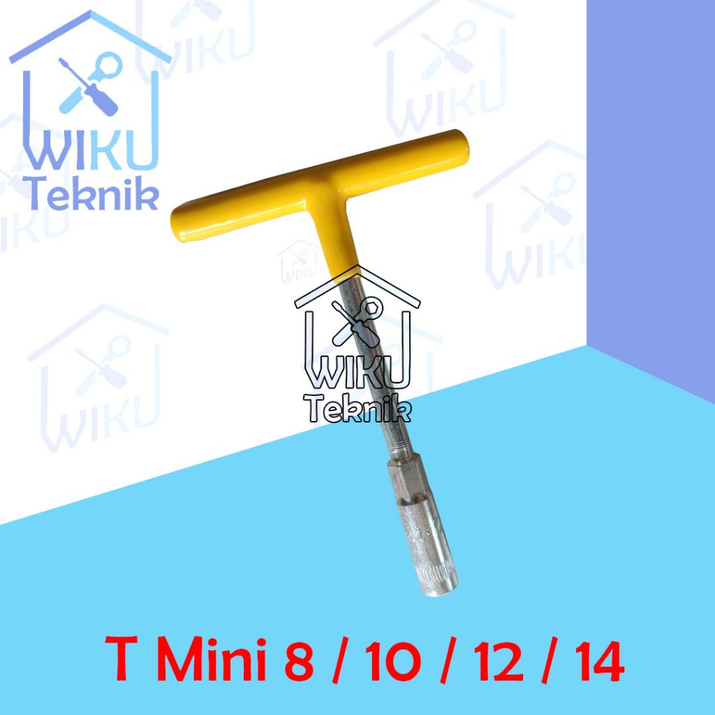 WiKu Mini T-Socket ประแจ 8 10 12 14 มม.T-ประแจยาง T8 T10 T12 T14