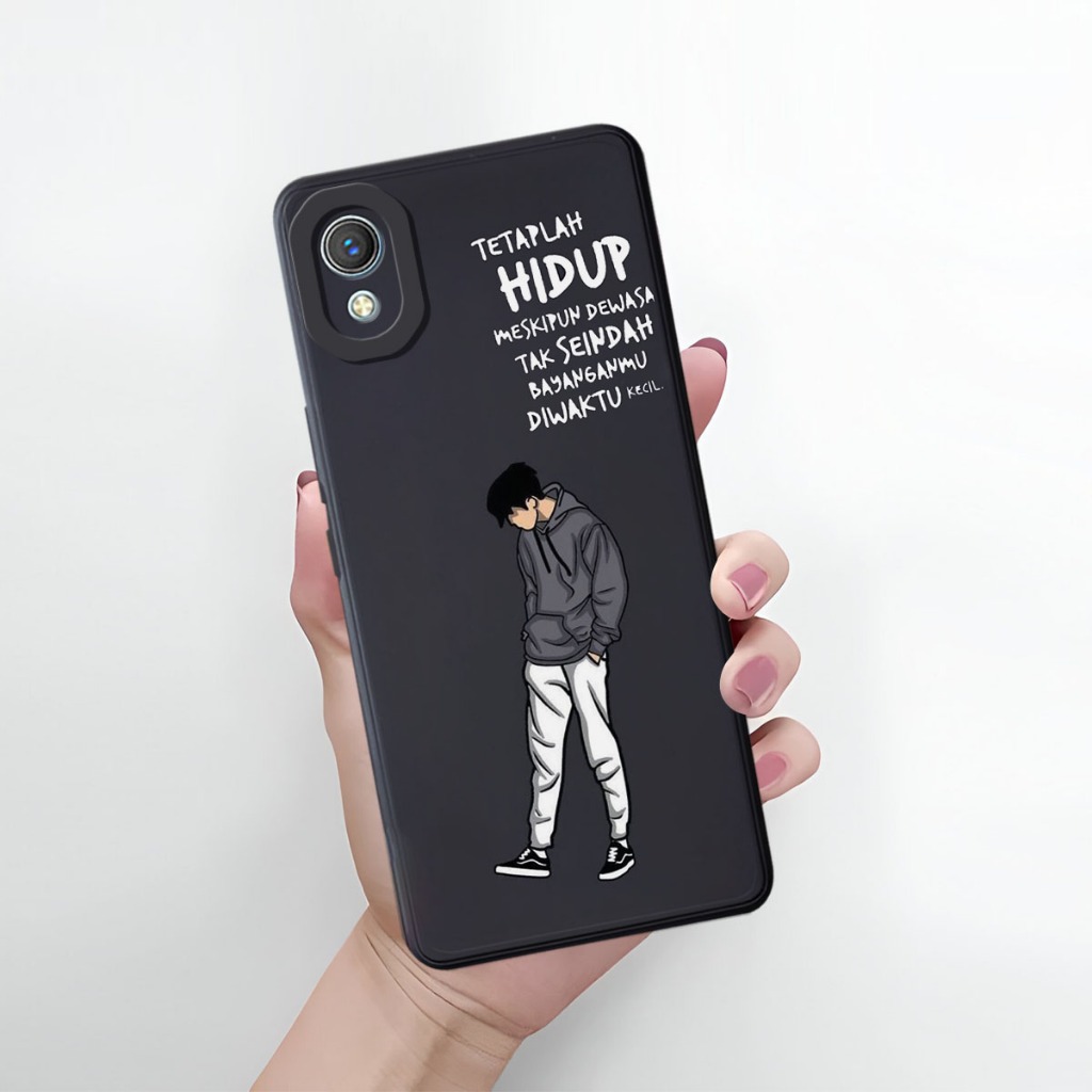 เคส Vivo Y1s - เคสแฟชั่น Vivo Y91c Softcase Macaron ปกป้องกล้อง Kesing Hp Casing Hp Protector HP DCB