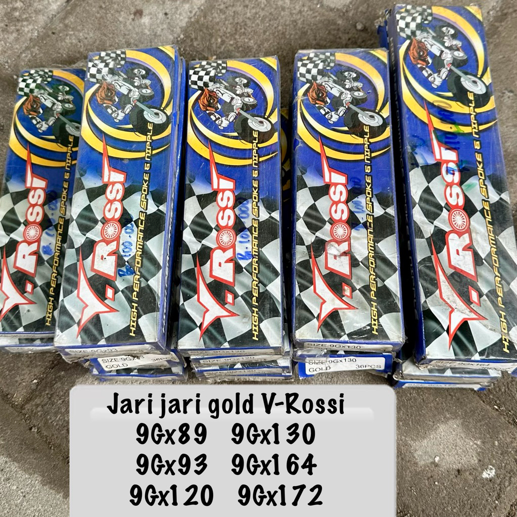 ของ Gold V-Rossi 9Gx 89 93 120 130 164 172 ซี่ลวด