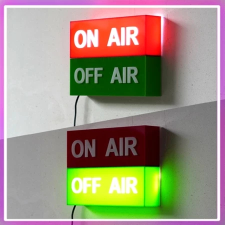 ป้าย On Air Off Air Neon Box Mini 2 สี