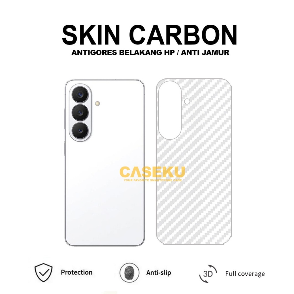Samsung S26 Samsung S26 Plus Samsung S26 Ultra Skin Carbon Garskin Anti-Scratch Back Samsung S26 Sam