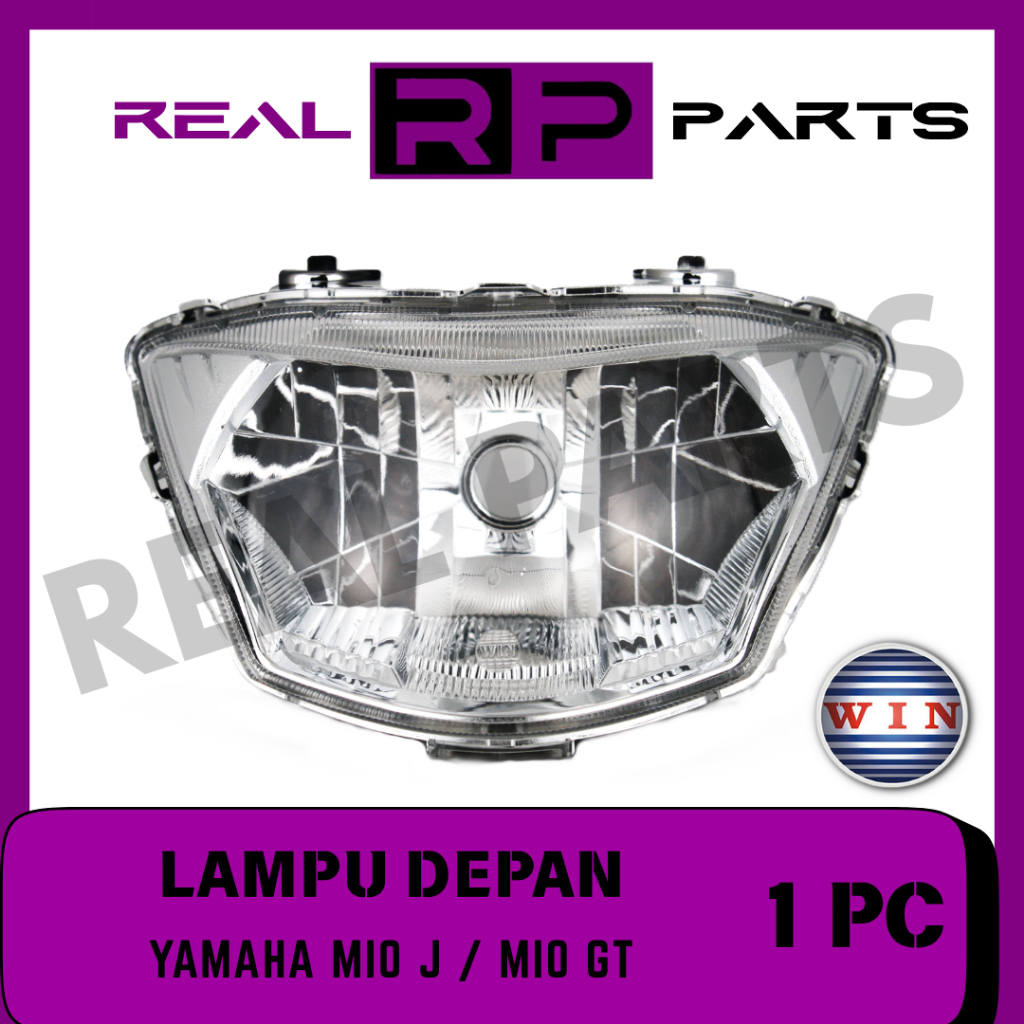 REAL-PARTS/WIN-FRONT LAMP/REFLECTTOR/HEADLAMP/HEADLIGHT/MOTORCYCLE/YAMAHA/MIO-J/GT/2013-2017/54P/2BJ