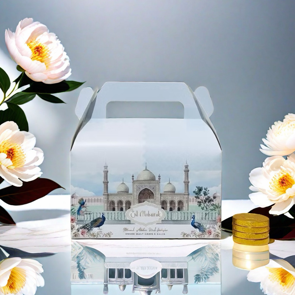 DS - Gable Box / Eid Hampers Box Dry Cake Jar Tube