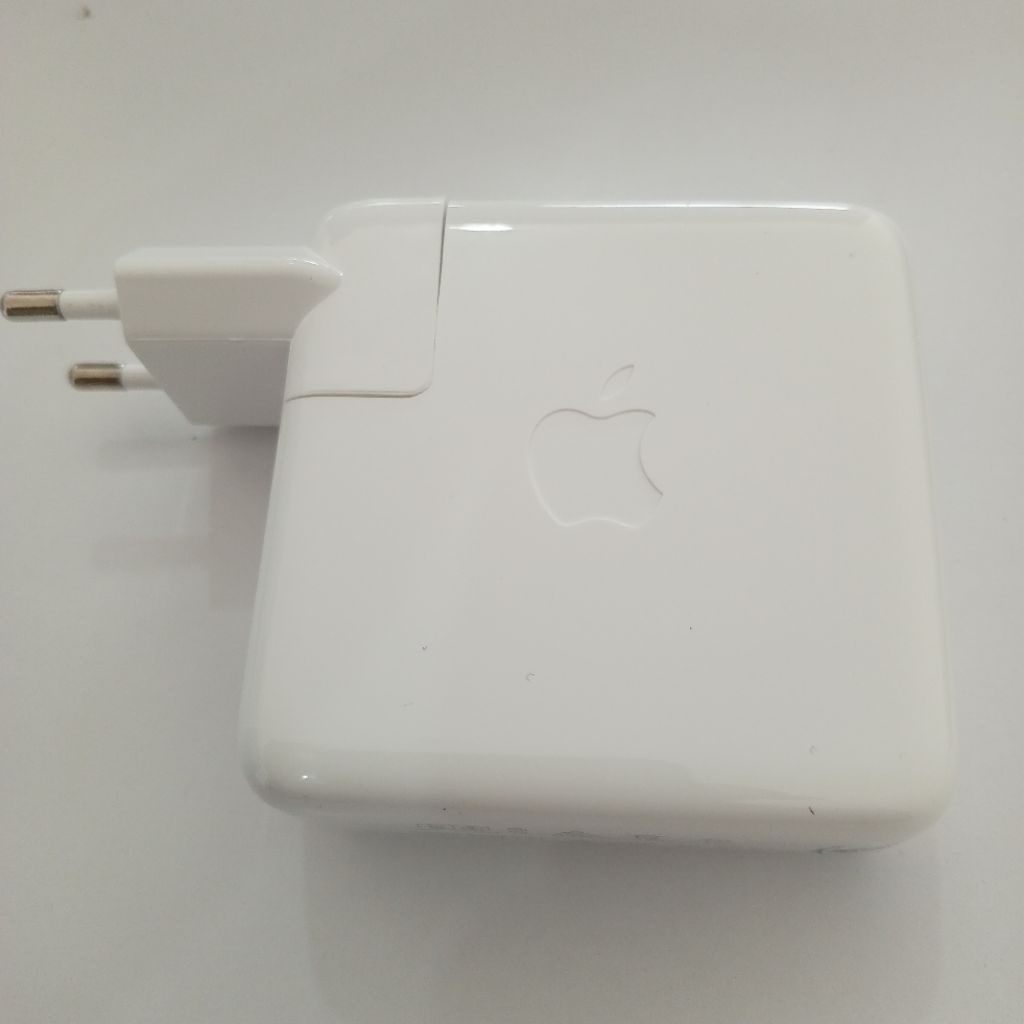 อะแดปเตอร์ไฟ MacBook 61W USB-C, อะแดปเตอร์ Apple Mac Book Air M1 M2 M3 Type-C, ไฟ 61 วัตต์, ที่ชาร์จ