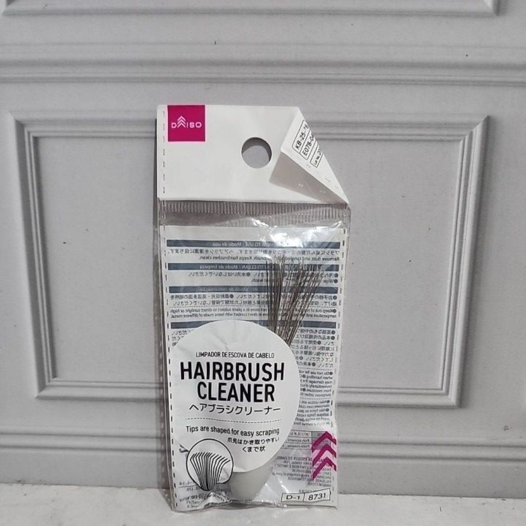 Daiso japan น้ํายาทําความสะอาดแปรงผม