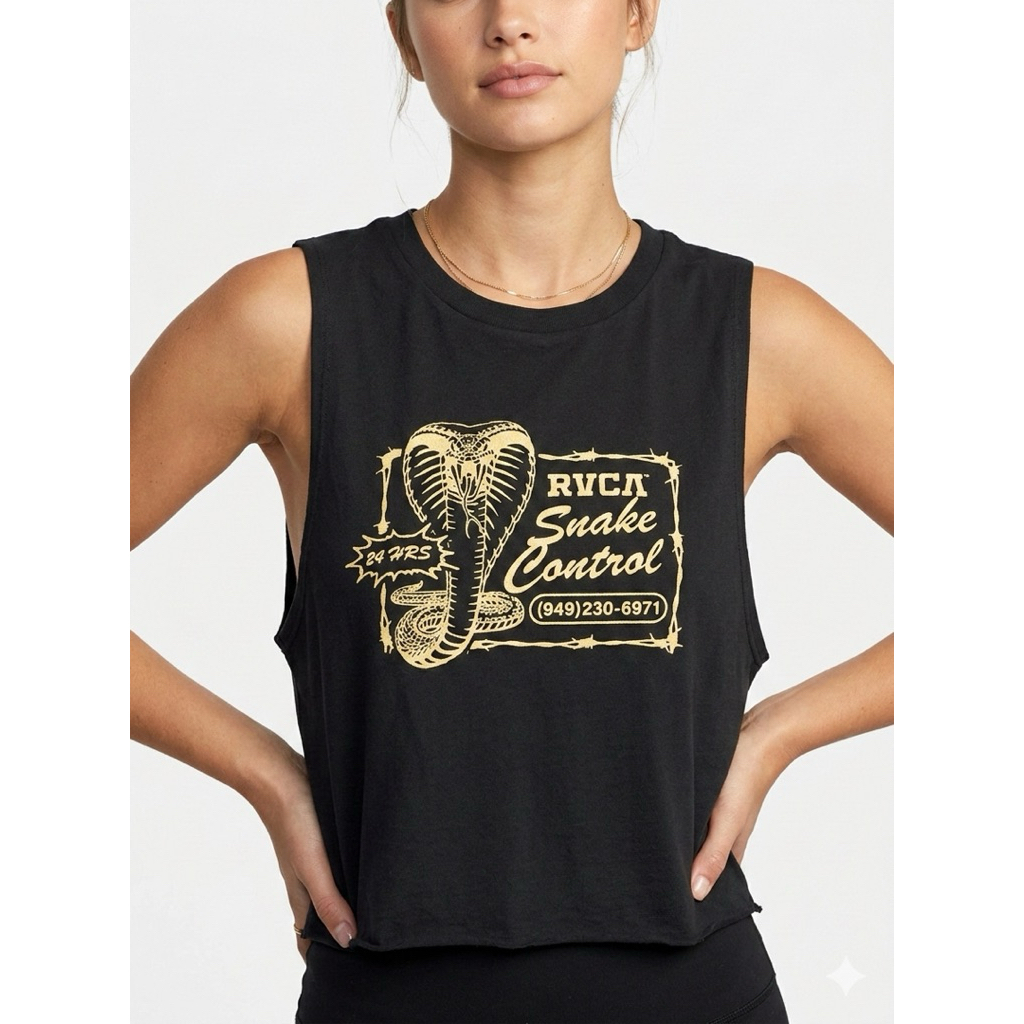เสื้อยืดผู้หญิง Rvca ดั้งเดิม