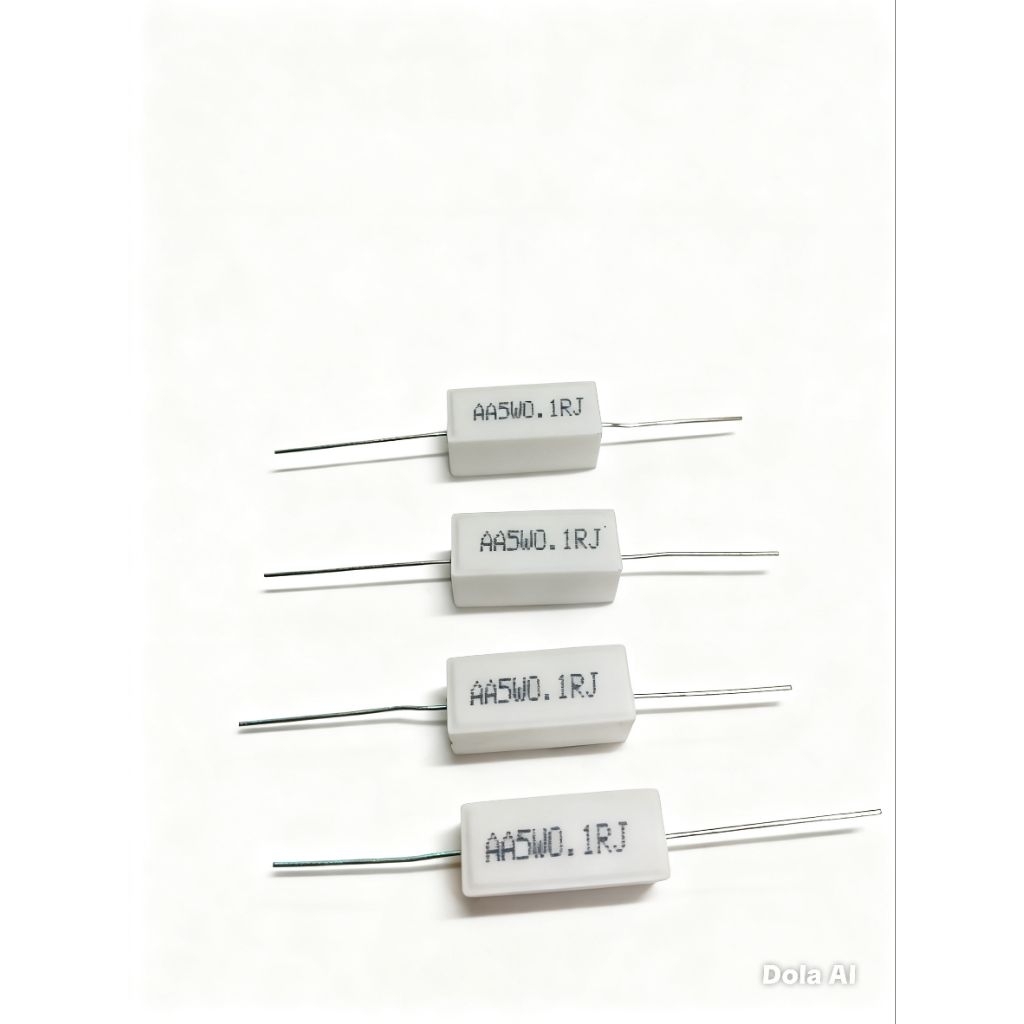 RESISTOR.R. AA 5 W O.1 RJ CHALK คุณภาพดี