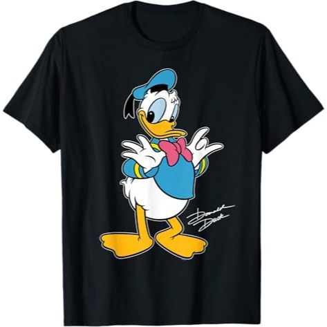 Disney Donald Duck Retro Character Proud Pose Trip Matching T-Shirt