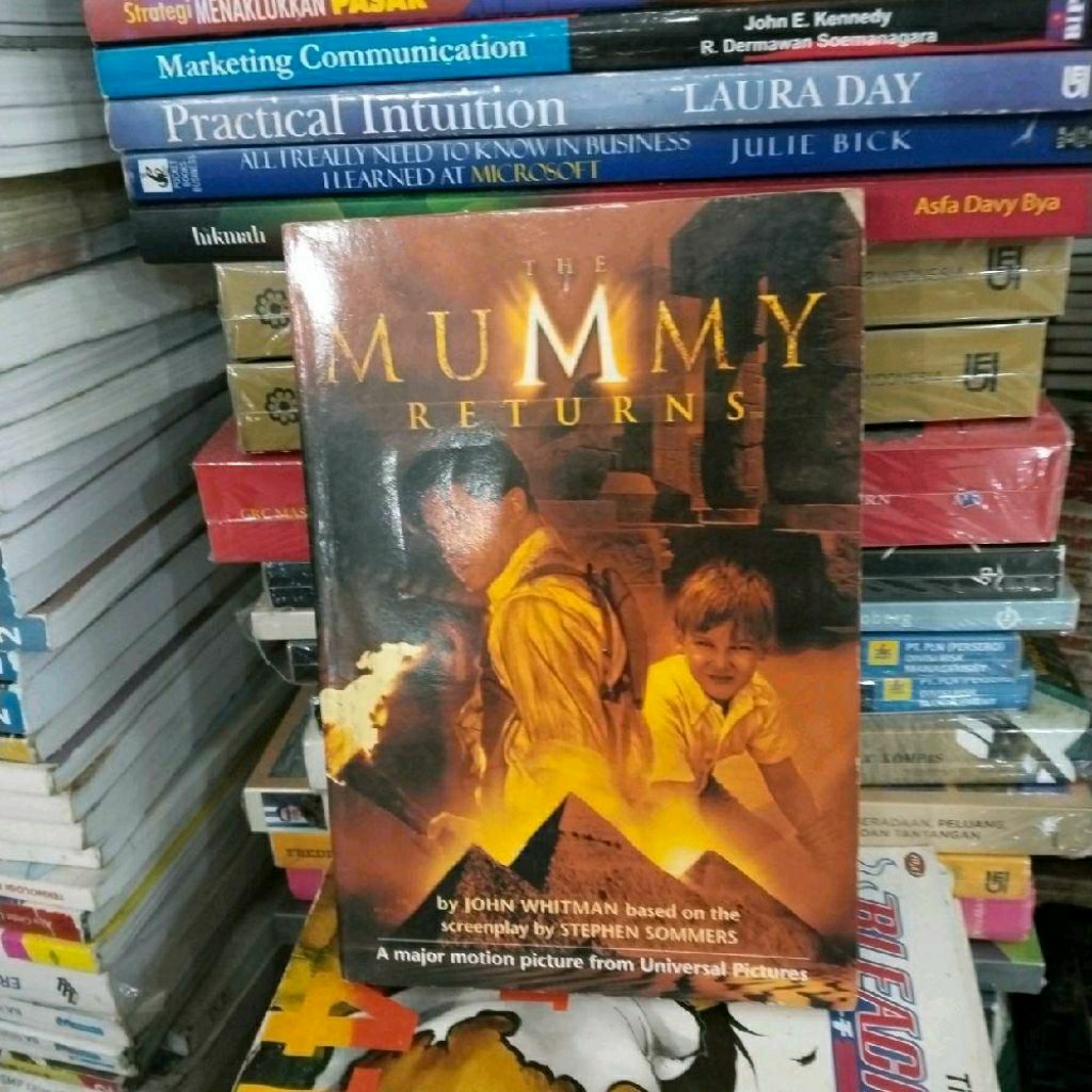 The Mummy Returns (The Mummy Chronicles) 2001 Bantam ปกอ่อน ภาพประกอบ