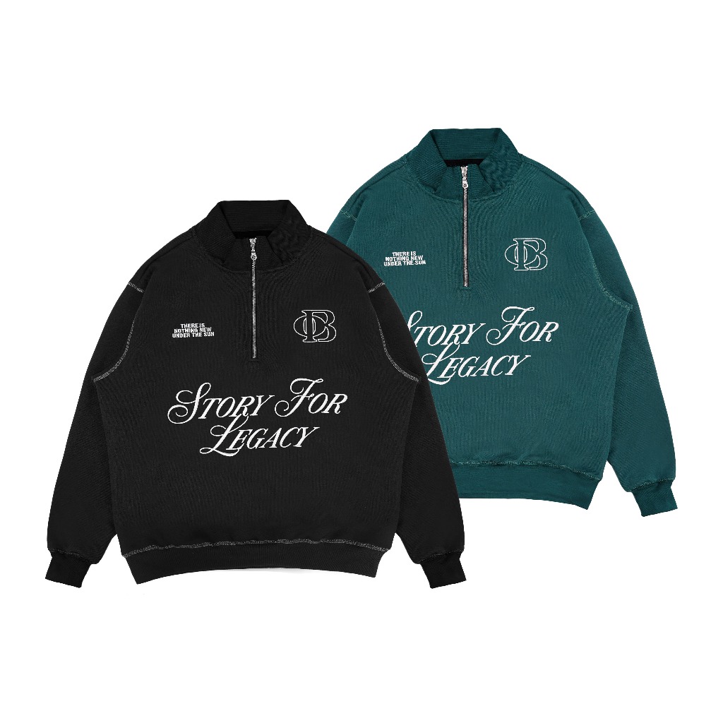 Queenbeer - เสื้อแจ็คเก็ต Halfzip Cedric