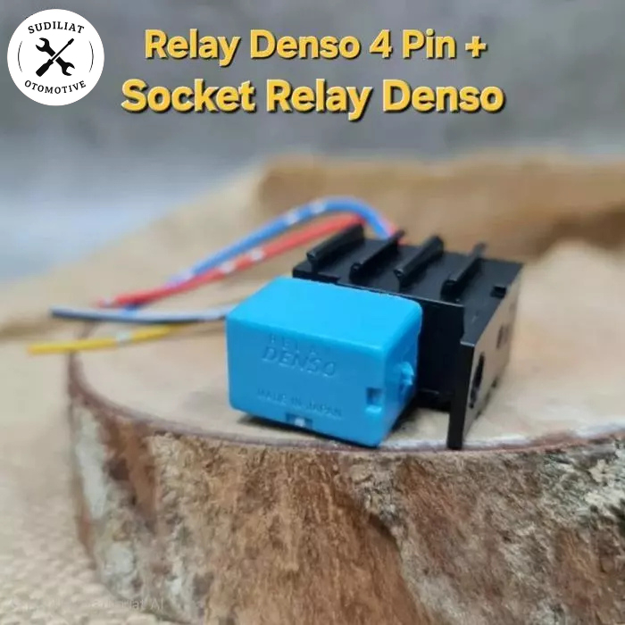 DENSO 12V 4PIN RELAY + SOCKET / SOCKET RELAY 4 สาย