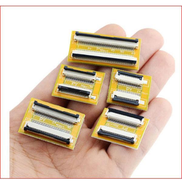 FFC FPC ยืดหยุ่นสาย Extension Board Connector Extension Pitch 0.5 มม.สีเหลือง