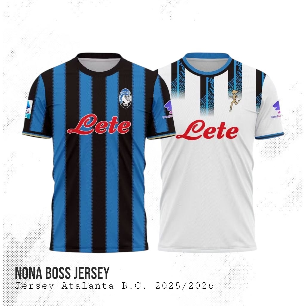 ATALANTA JERSEY 2025/2026 | บริษัทที่เย็นสบายและความสะดวกสบาย | เอส-XXL