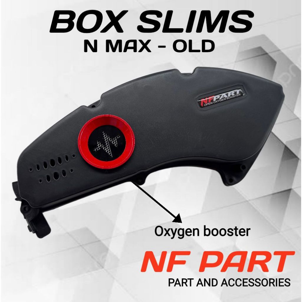 NF Part Air Funnel Slim Filter Nmax เก่า 2015-2019 เปิดกรองอะคริลิค Detak Funnel