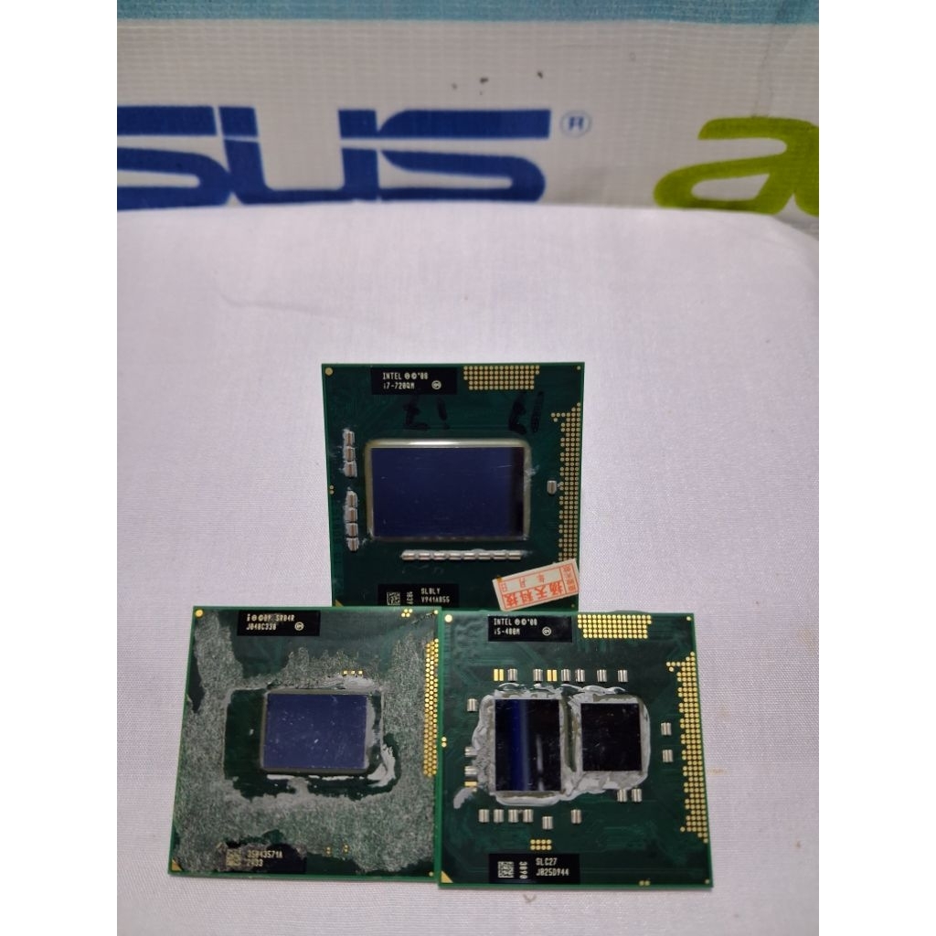 โปรเซสเซอร์แล็ปท็อป Intel Core i7 i5 i3 – i7-720QM i5-480M i3-2310M i3-380M – ทดสอบปกติ