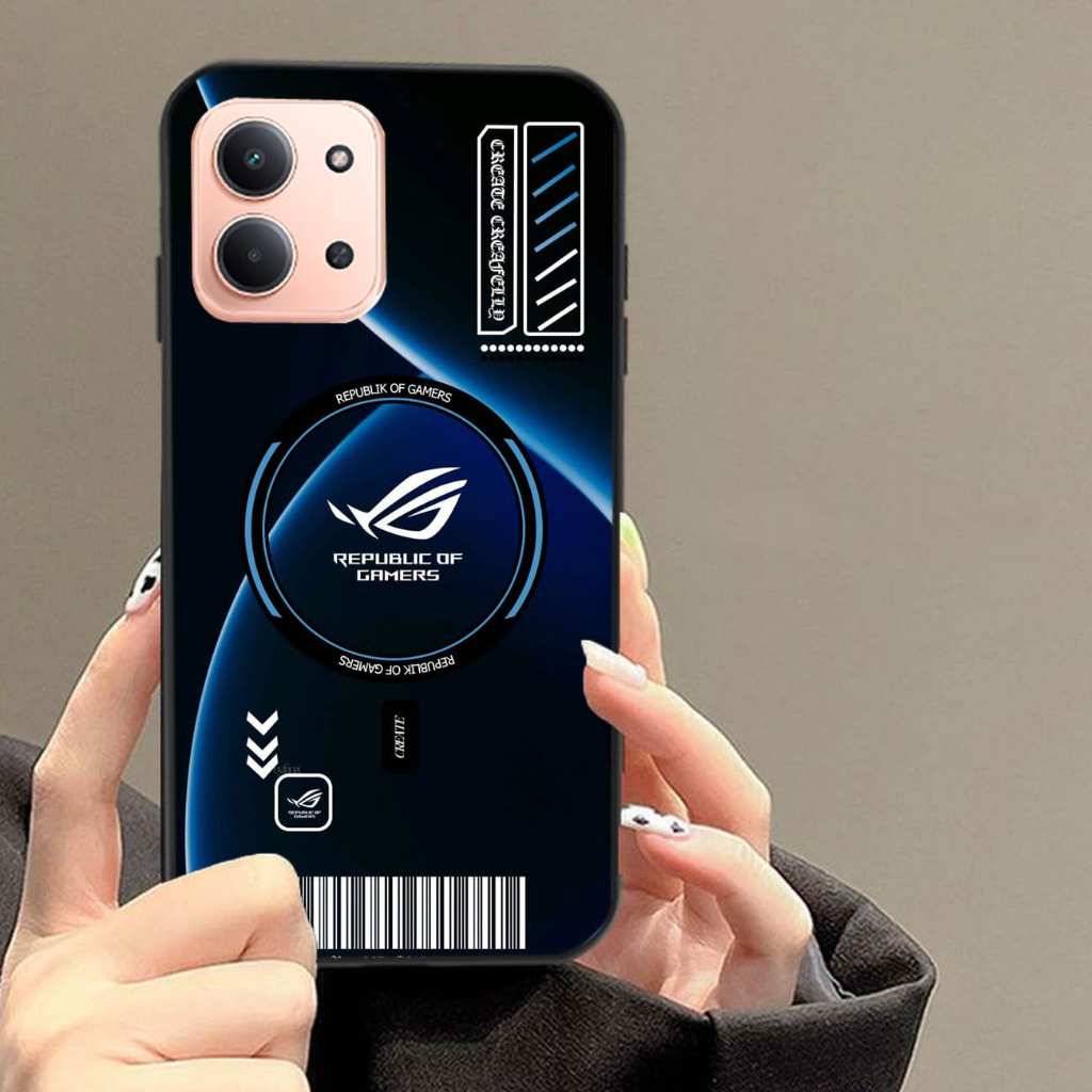 HP GK383 (XIAOMI REDMI 15C) REDMI 15C Glass Softcase - REDMI 15C เคสโทรศัพท์มือถือ - เคสโทรศัพท์มือถ