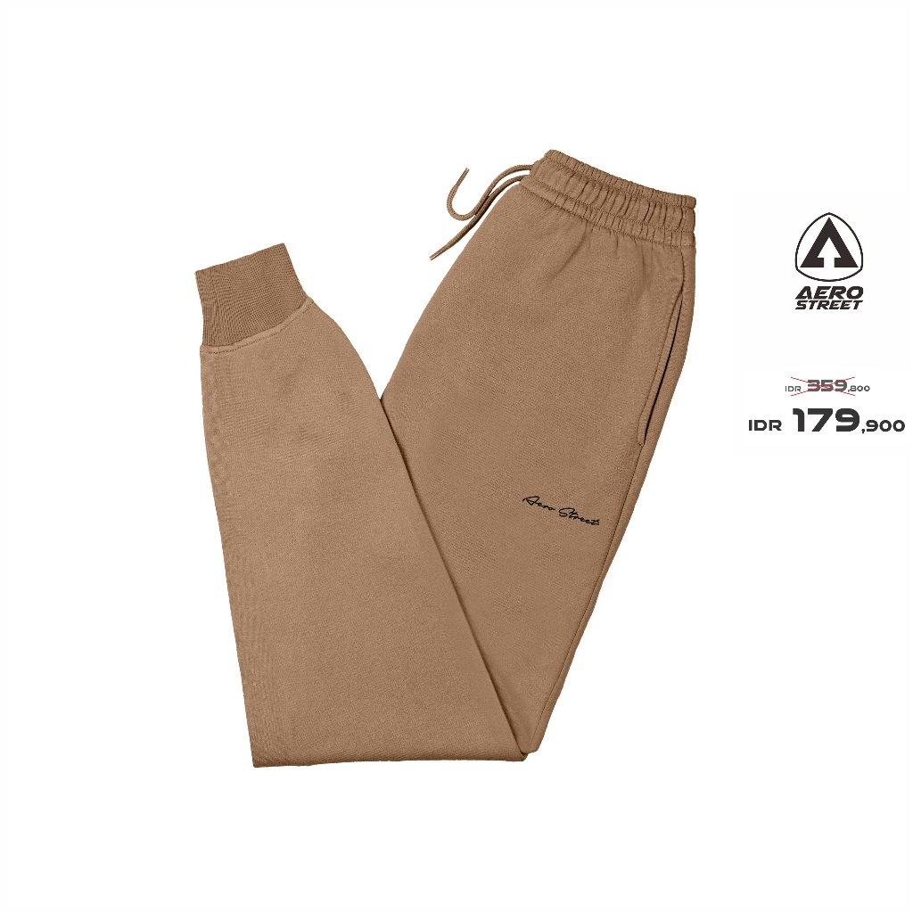 Aerostreet Jogger Long Pants Draco Brown Jogger Pants EBAAA