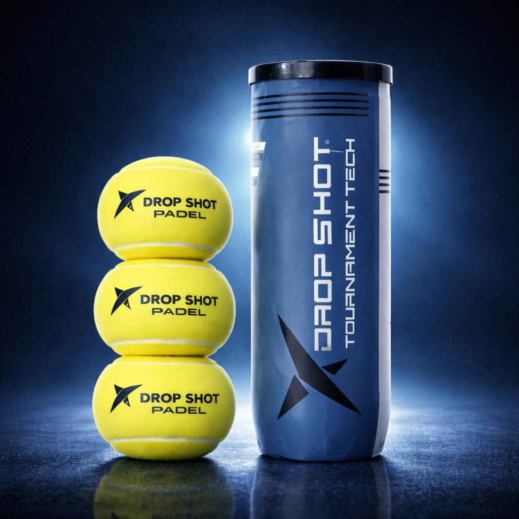 Padel Drop Shot Ball ประกอบด้วย Tech Padel Balls Tournament 3