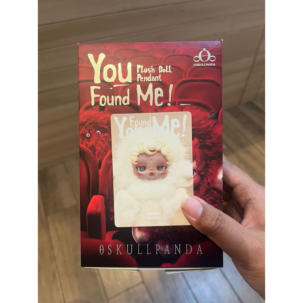 POPMART SKULLPANDA YOU FOUND ME (เลือก) SANDMAN