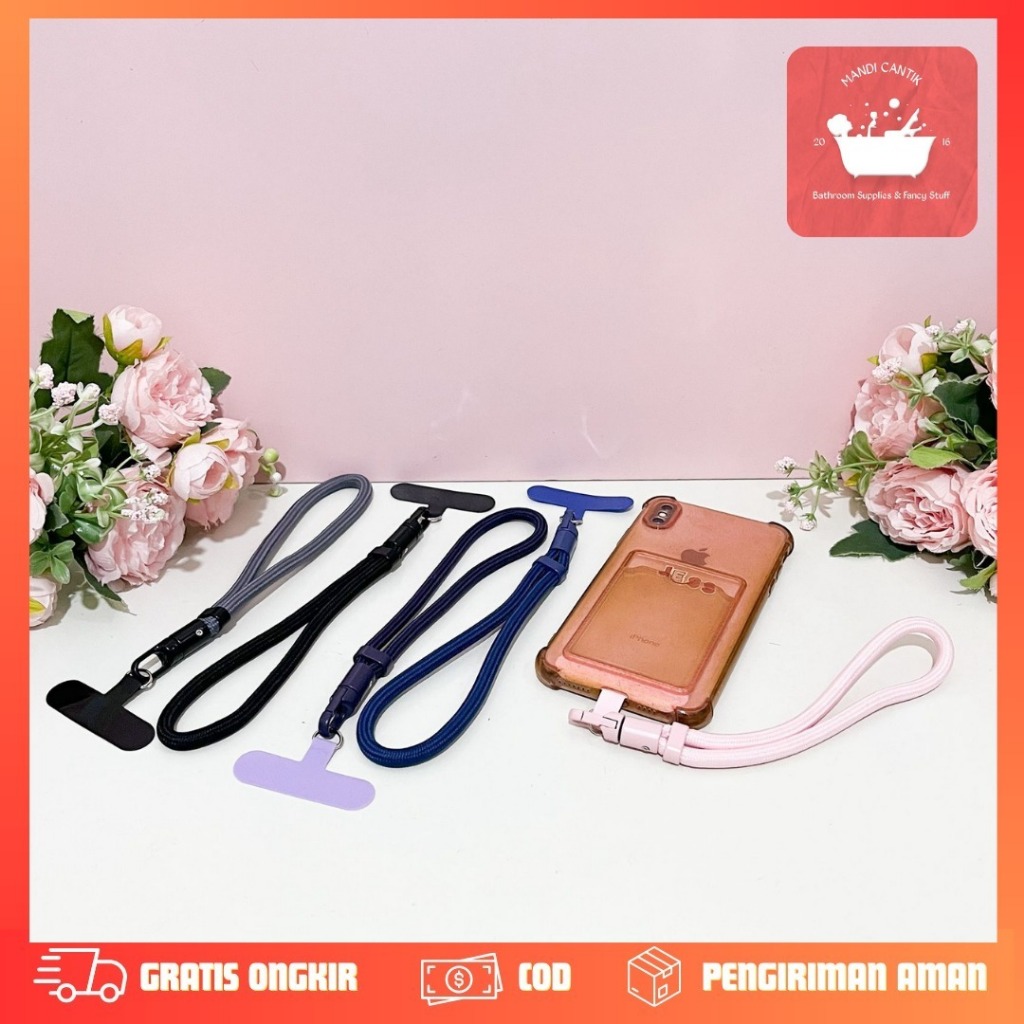 GANTUNGAN HP PHONE STRAP STANDARD WRIST STRAP MN-2235 สายรัดข้อมือสั้นสายโทรศัพท์ไนลอน Mini เกาหลี A