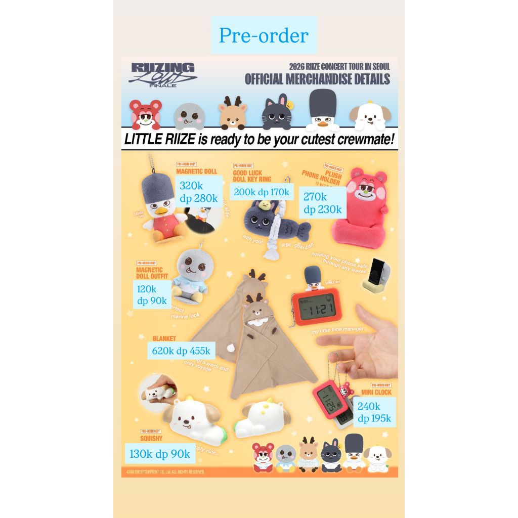 พรีออเดอร์ MD RIZE WE LITTLE RIZE DOLL SOUVENIR
