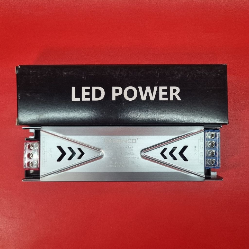 แหล่งจ่ายไฟหม้อแปลงไฟฟ้าอะแดปเตอร์ตาข่าย Slim 8.3A 24V DC 200W สวิทช์คุณภาพดี ESNCO