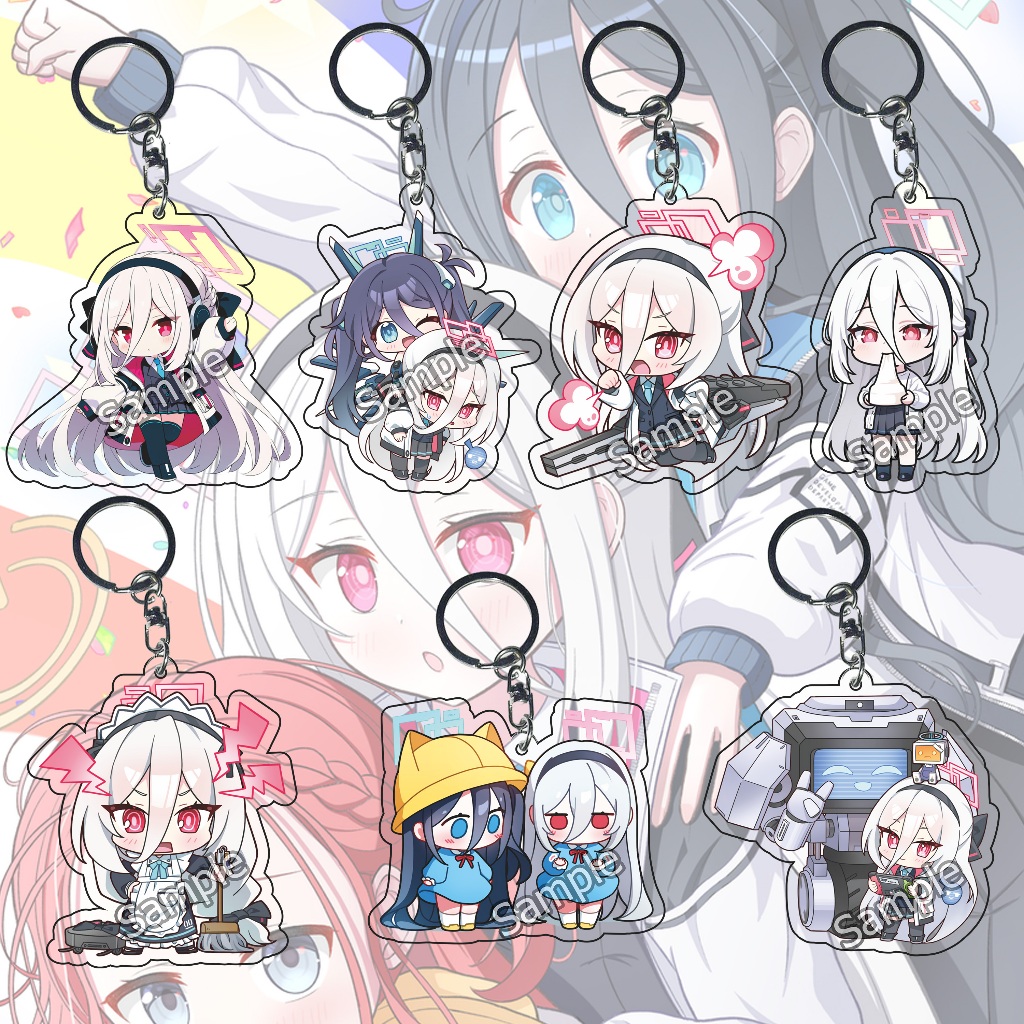 GANTUNGAN Blue Archive Keychain 1st - พวงกุญแจ - พวงกุญแจ - อะนิเมะ - เกม