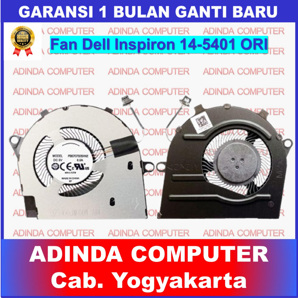 พัดลมพัดลม Dell Inspiron 14 5401 5000 5402 5405 5408 5409 7405 ปี 2020 Dell Vostro 14-5402 R6YTH 0R6
