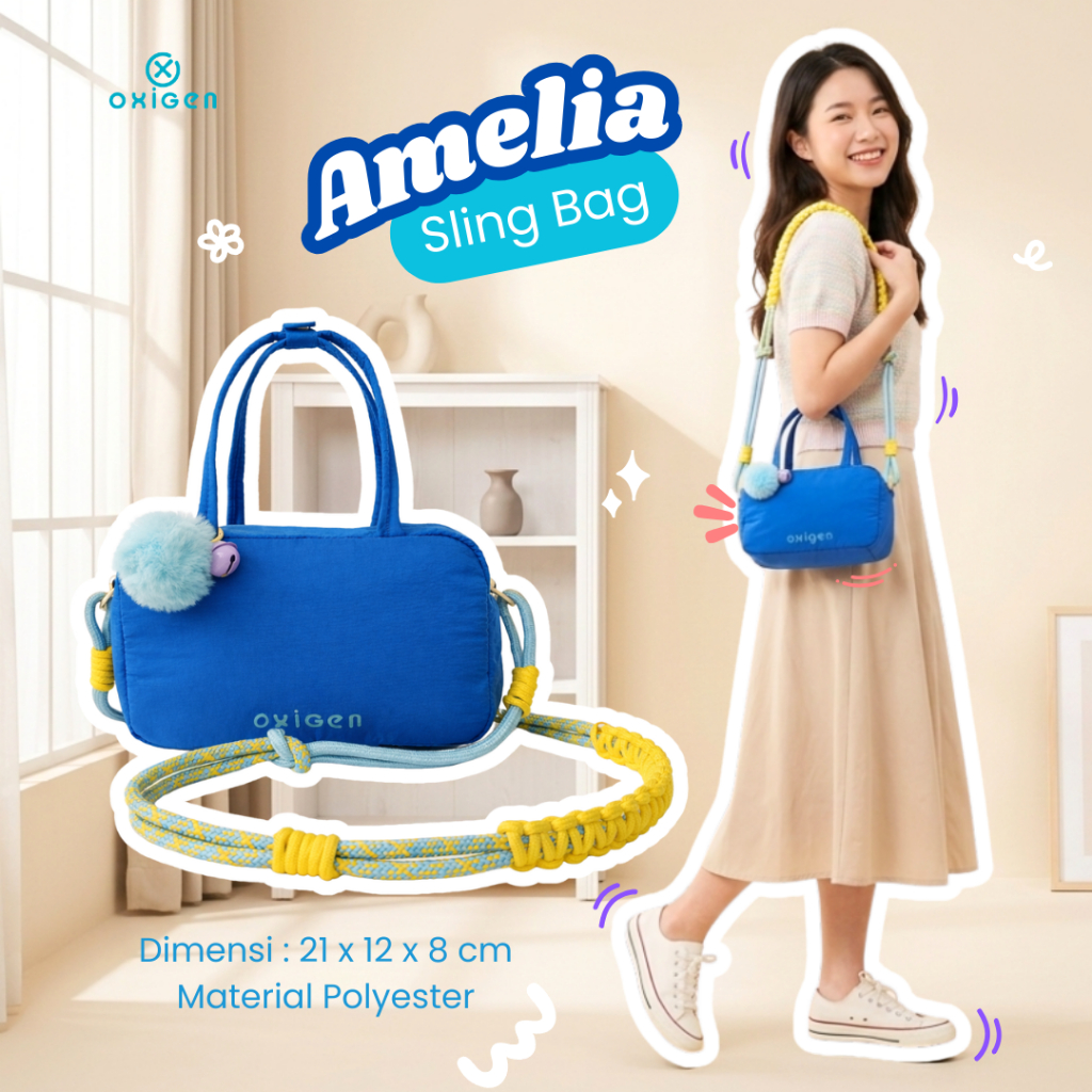 Oxigen Amelia Sling Bag Pouch สําหรับผู้หญิง