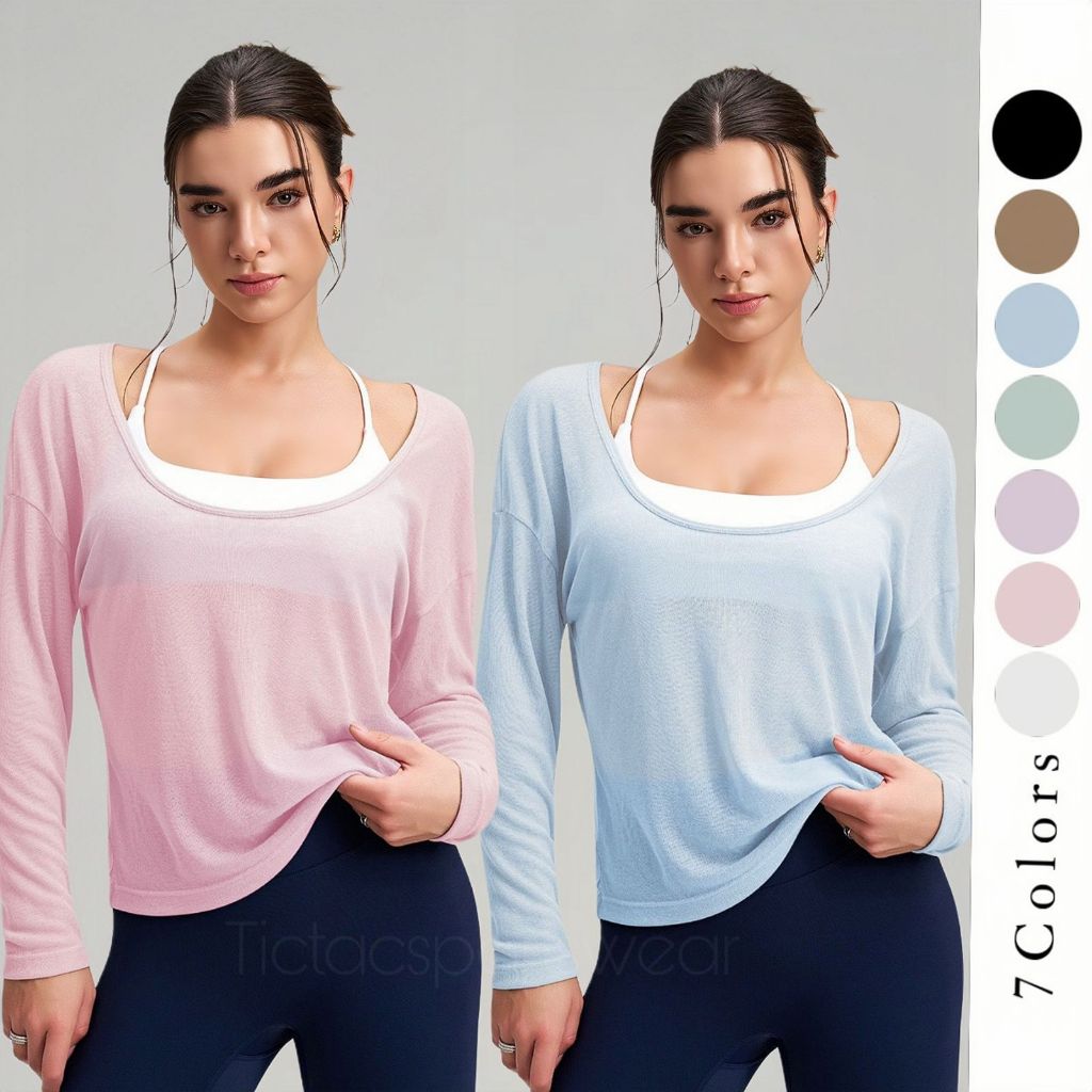 LUMI OUTER LONG SLEEVE / WOMENS YOGA PILATES GYM SPORTS OUTER TOP