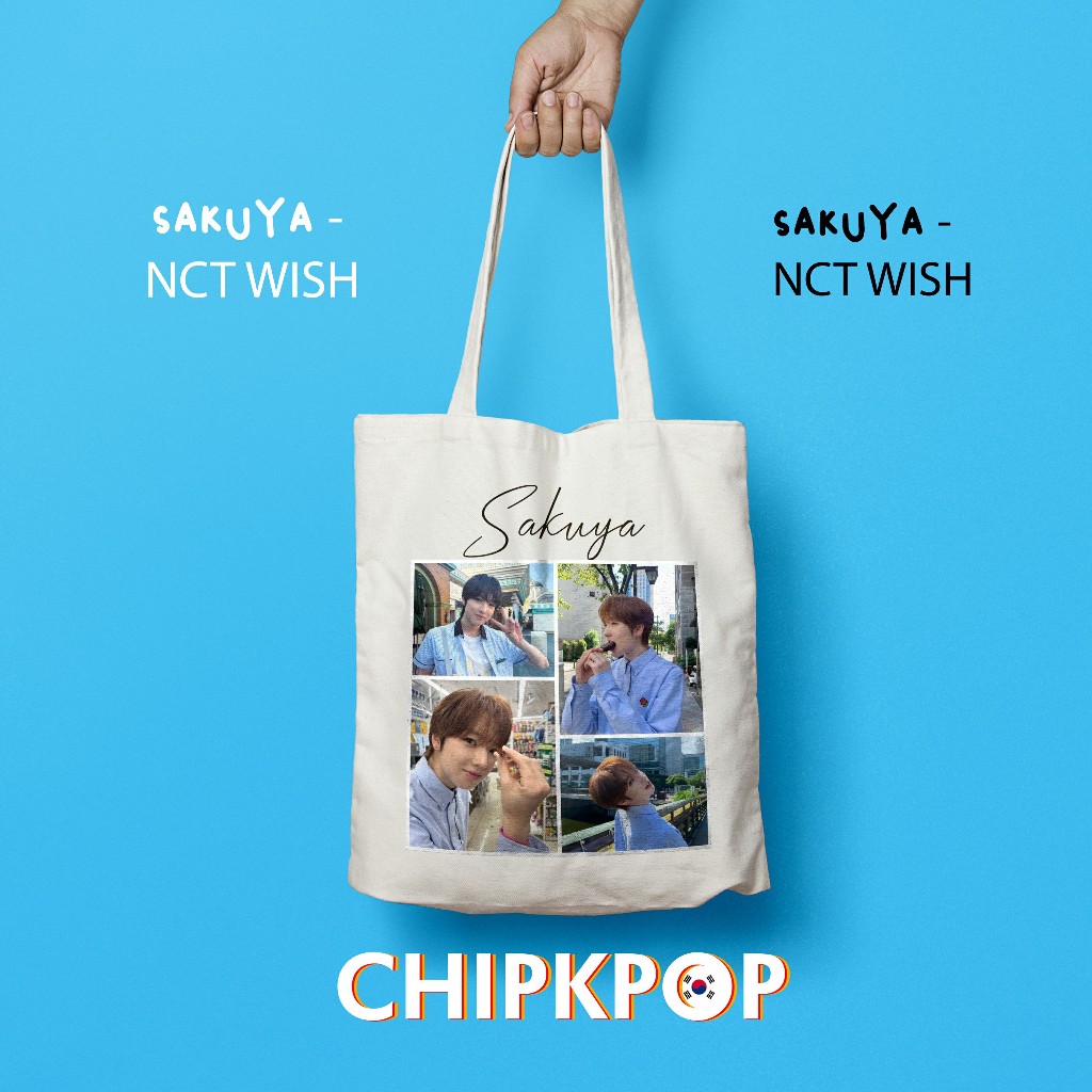 [ชุดแพ็ค] TOTEBAG SAKIYA NCT WISH I SAKIYA NCT WISH I NCT WISH KPOP I TOTEBAG KPOP I TOTEBAG NCT WIS