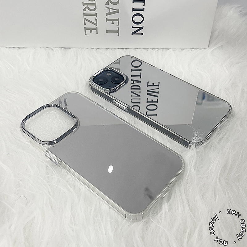 SOFTCASE CLEAR CASE MIRROR HEBE สําหรับ REALME 7i C11 C12 C15 C17 C20 C21Y C25 C25Y C30 C30S C33 C50