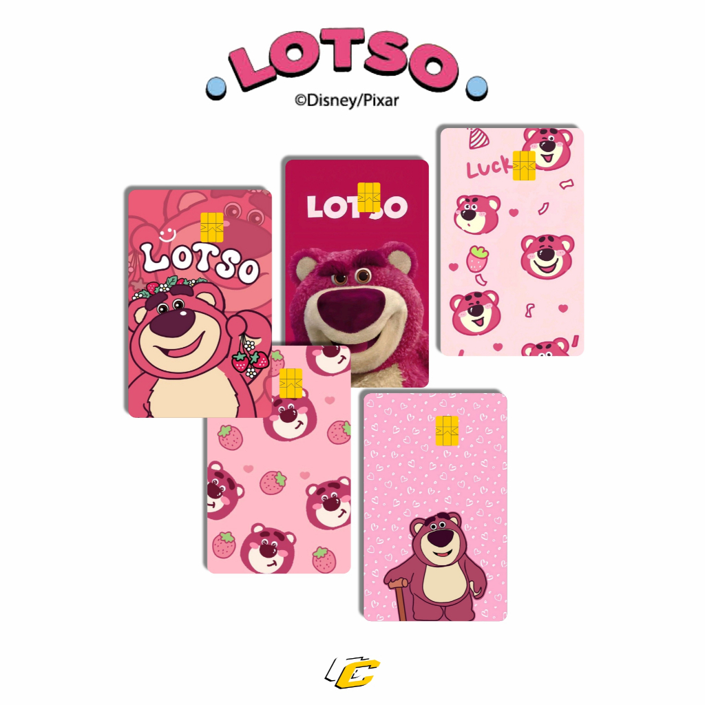สติ๊กเกอร์การ์ด SKIN CARD ATM DEBIT CREDIT CARD KTP E-MONEY สติ๊กเกอร์ DISNEY TOY STORY LOTSO MOTIF 