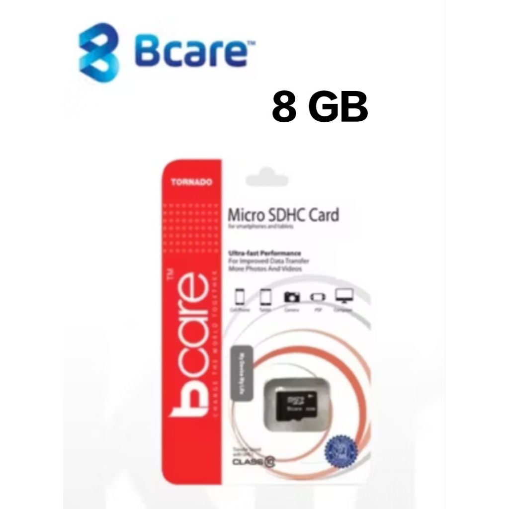 MICRO SD 8 GB BCARE*
