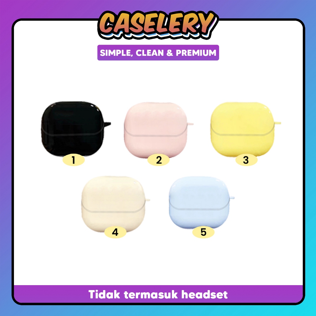 [BP] Baseus Bp 1 Pro Case สีธรรมดาซิลิโคนอ่อนนุ่มสีสันสดใสกันฝุ่น